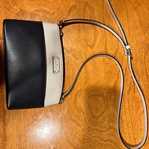 Kate Spade Blue and White Crossbody Bag